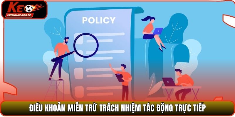 Điều khoản miễn trừ trách nhiệm tác động trực tiếp 