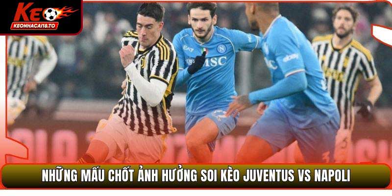 Những mấu chốt ảnh hưởng soi kèo Juventus vs Napoli