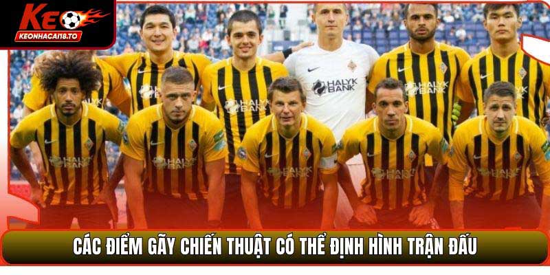 Các điểm gãy chiến thuật có thể định hình trận đấu