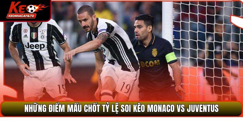 Những điểm mấu chốt tỷ lệ soi kèo Monaco vs Juventus